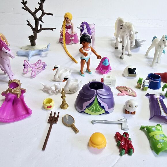 Playmobile 8 People Lot Fairy Elf Unicorn Figures and Accessories - Picture 3 of 8